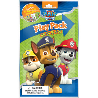 Grab and Go Play Packs Includes 2 Mini Crayons, Sticker, Coloring - Paw Patrol, Avengers, Spiderman, LOL Surprise, Toy Story, Spirit (1Pcs)