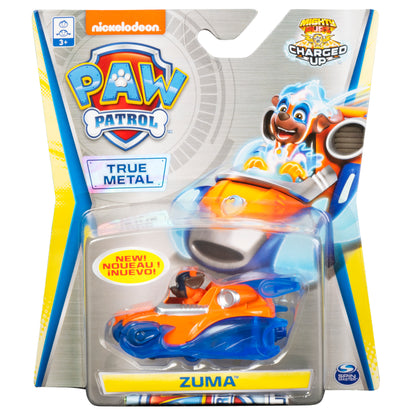 PAW Patrol, True Metal Zuma Collectible Die-Cast Vehicle, Charged Up Series 1:55 Scale