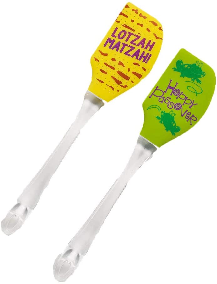 Passover Spatula with Clear Plastic Handle, Dishwasher Safe - Enhance your Passover spirit as you whip up those tempting treats!
