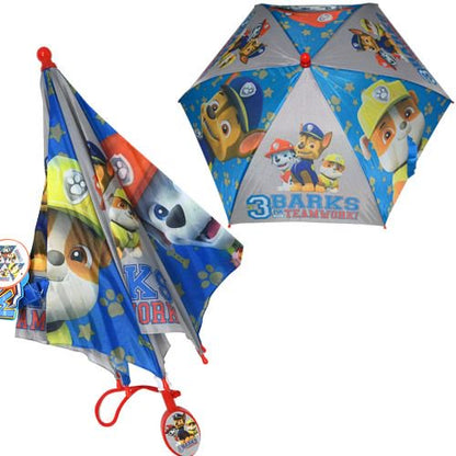 Nickelodeon Paw Patrol Blue/Grey Boys' Little Character Rainwear Umbrella - Lightweight Umbrella Accessory for Kids, Rain or Shine Cover, Toddler