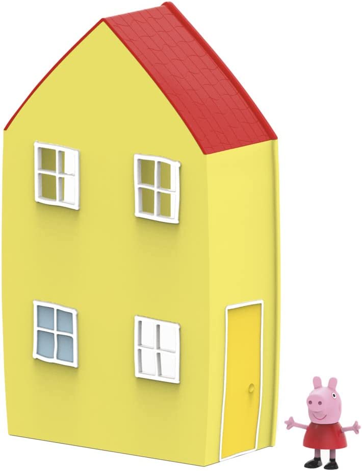 Peppa Pig Peppa’s Adventures Peppa’s Family House Playset, Includes Peppa Pig figure and 6 Fun Accessories, Preschool Toy for Ages 3 and Up