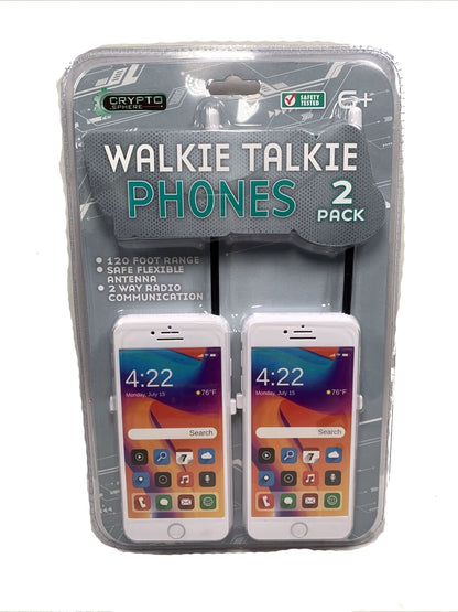 Phone Shaped Walkie Talkie, Battery Powered, Outdoor Toys for Boys and Girls