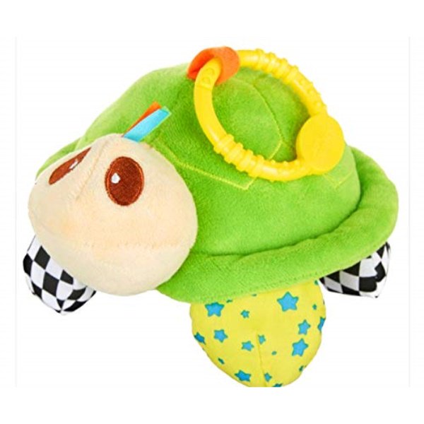Playtex Baby Green Turtle Teether Toy with Mirror Multicolor
