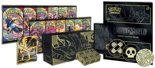 Pokemon POK82743 Pokémon TCG: Sword & Shield Elite Trainer Box Plus -  Zacian/Zamazenta (one of your pick), Mixed Colours