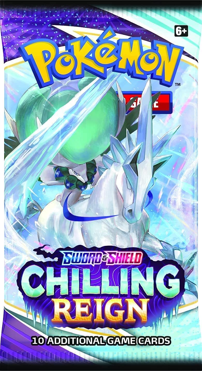 Pokemon Sword & Shield Chilling Reign 3-Booster Pack Blister Both Sets Eevee & Snorlax
