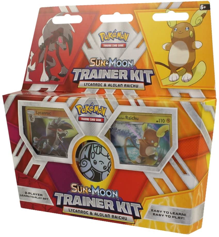 Pokémon TCG: Sun & Moon Trainer Kit Lycanroc & Alolan Raichu Card Game