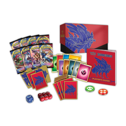 Pokemon TCG: Sword & Shield Elite Trainer Box - Zacian | 8 Booster Packs | Genuine Cards, Multicolor