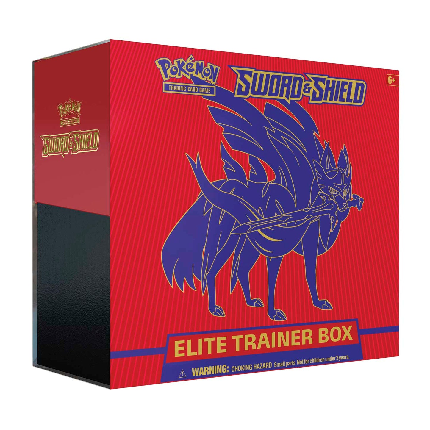 Pokemon TCG: Sword & Shield Zacian Elite Trainer Box-Red