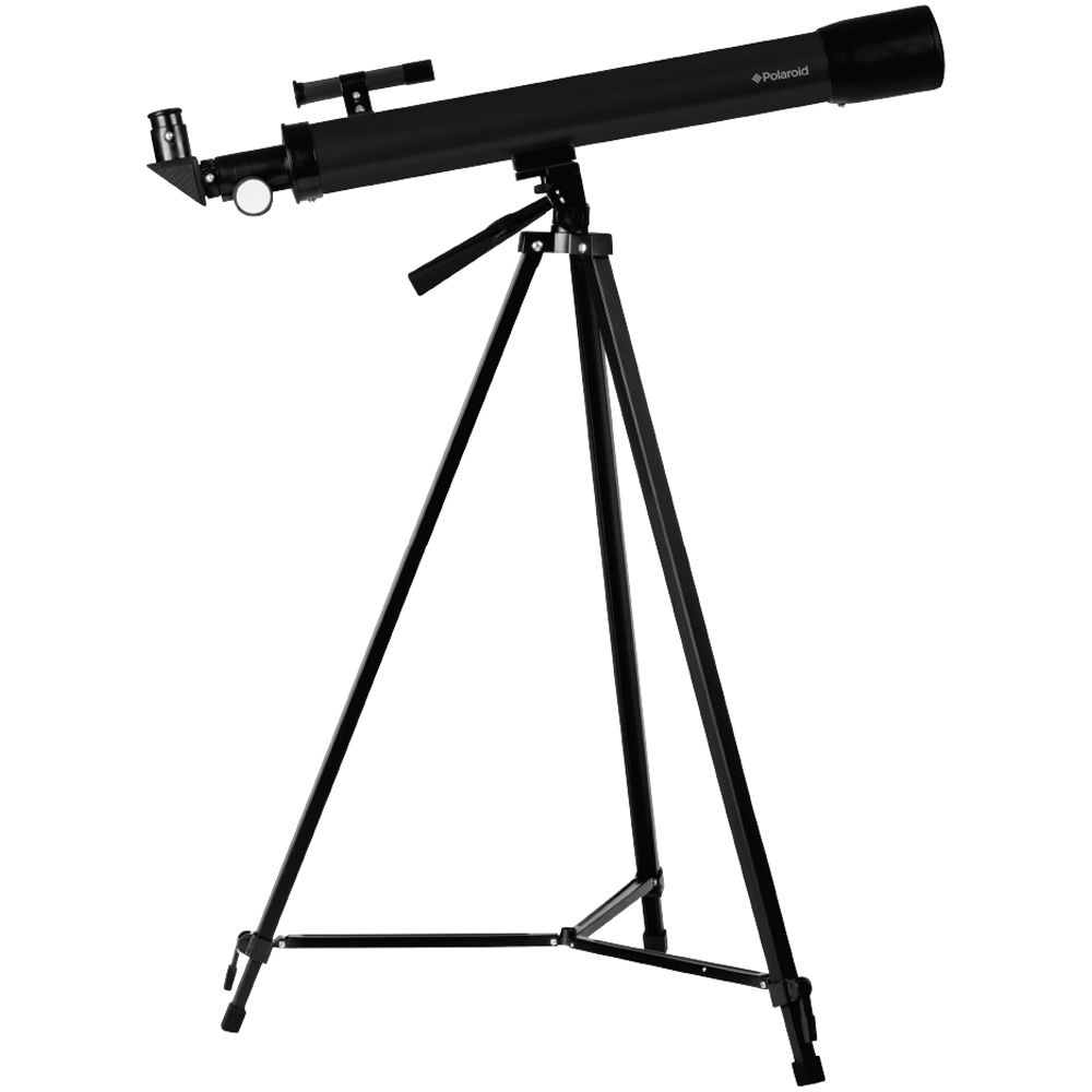 Polaroid (IT-160X) 75X/150X Refractor Telescope with Full Size Adjustable Tripod