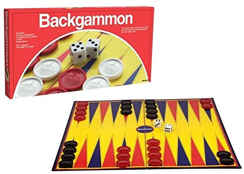 Pressman Backgammon Folding Family Board Game - Strategy Learning and Educational Toy Game