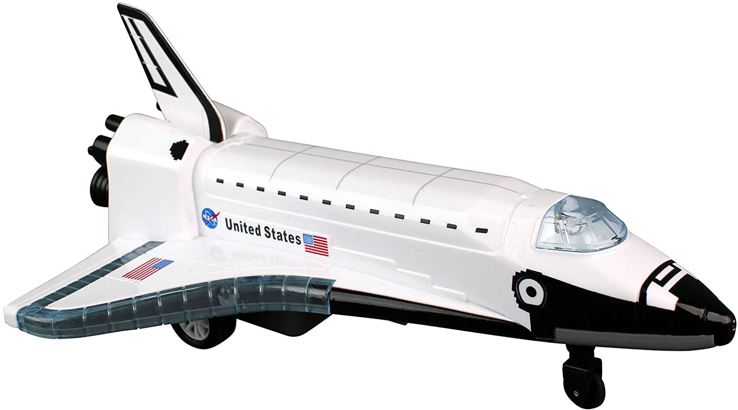 NASA Space Shuttle Atlantis Remote Control Space Shuttle with Lights and Sound, 6 inch RC Space Toy