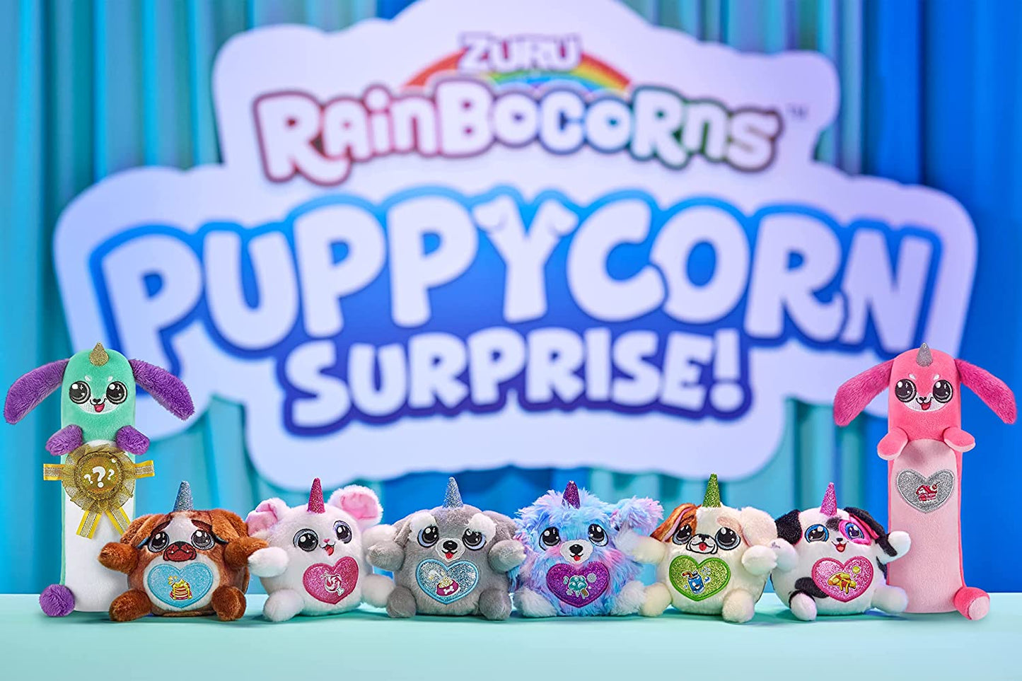 Rainbocorns Sparkle Heart Surprise Series 4 Puppycorn by ZURU, Surprise Egg - Random Color pick