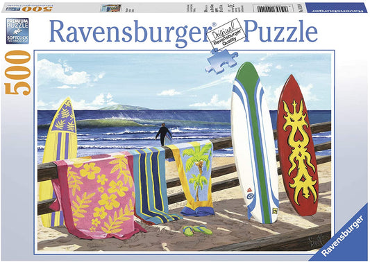 Ravensburger 14214 Hang Loose Surfboard Jigsaw Puzzle - 500 pc Puzzle