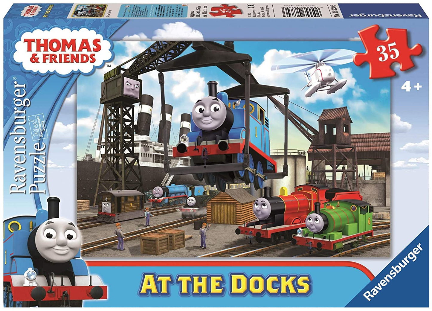 Ravensburger Thomas & Friends at The Docks 35 Piece Jigsaw Puzzle for Kids – Every Piece is Unique, Pieces Fit Together Perfectly