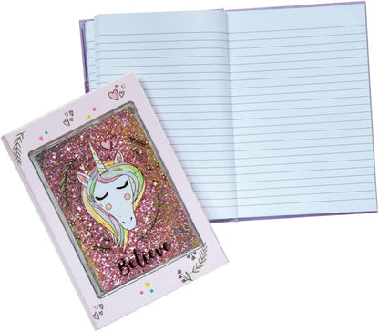 Raymond Geddes Glitter Cover Journals - Great gift idea for children,1 Random Style Pick