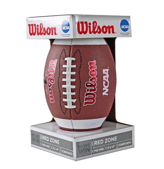 Wilson NCAA Red Zone Composite Football, Official Size (Ages 14 and up)