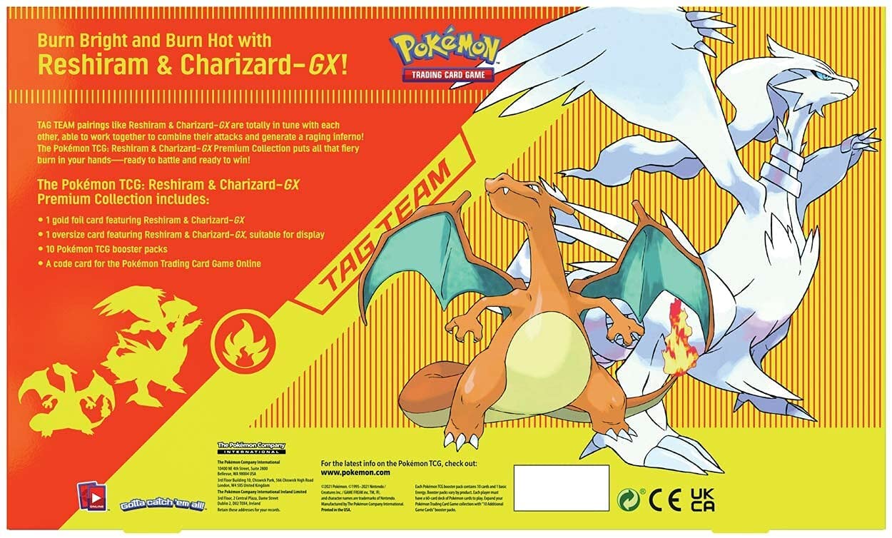 Pokémon TCG: Reshiram & Charizard GX Premium Collection
