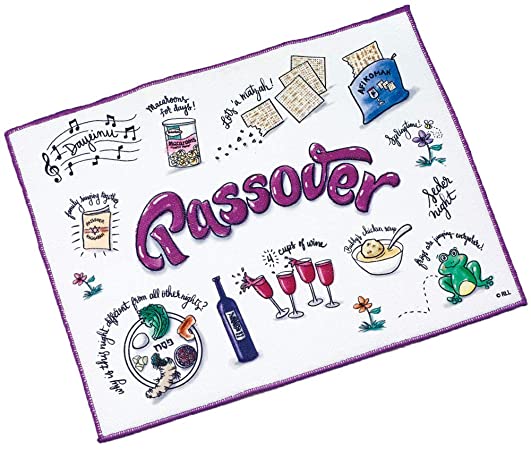 Rite Lite Passover Potpourri Designed Drying Mat, Great For Holiday Gift