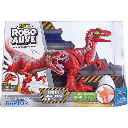 Robo Alive Rampaging Raptor Robotic Pet Figure - Random Color