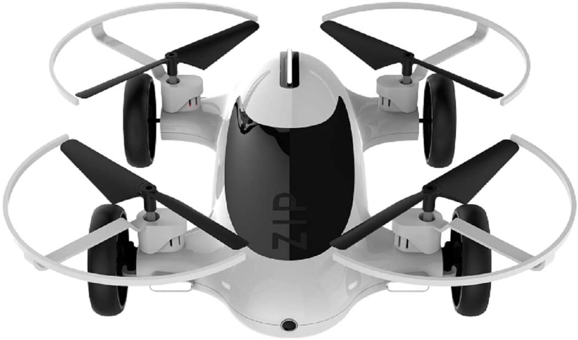 Sharper Image Drone, 7" Rechargeable, Flying Car on Land and in the Sky, Remote Control, Led Lights, Best Drone for Beginners/ Kids.