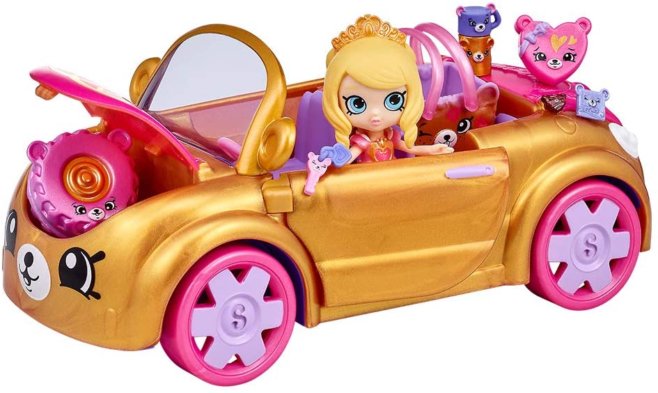 Shopkins Happy Places Royal Convertible Vehicle Playset Car Toy