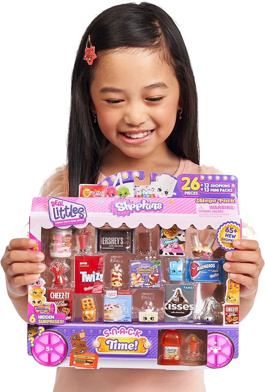 Shopkins Real Littles Mega Pack | 13 Plus 13 Real Branded Mini Packs (26 Total Pieces). Style May Vary