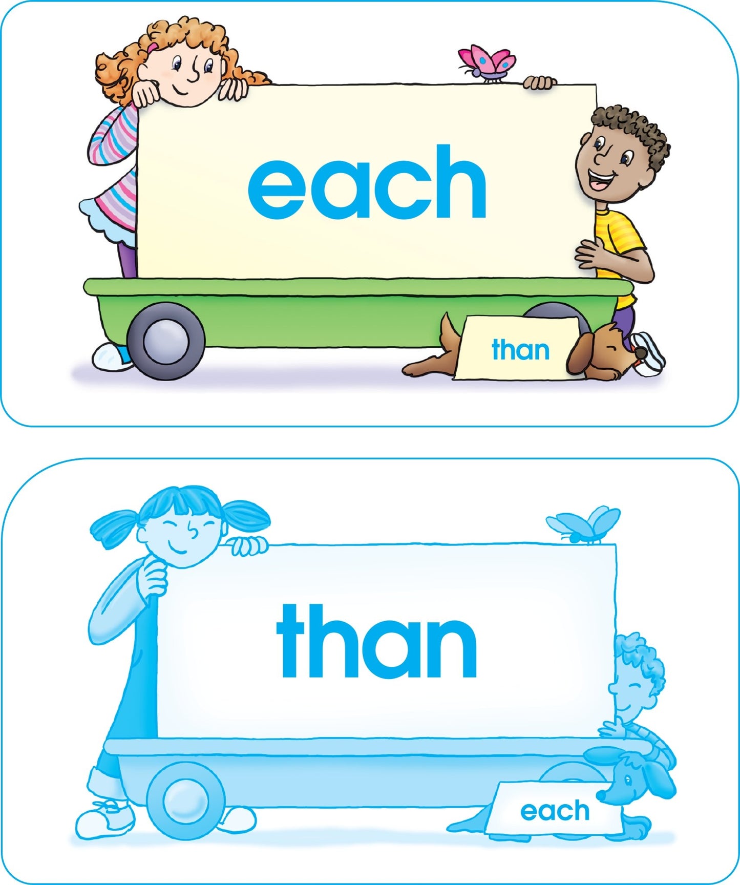 Sight Words Flash Cards - Kindergarten to 1st Grade, Phonics, Beginning Reading, Sight Reading