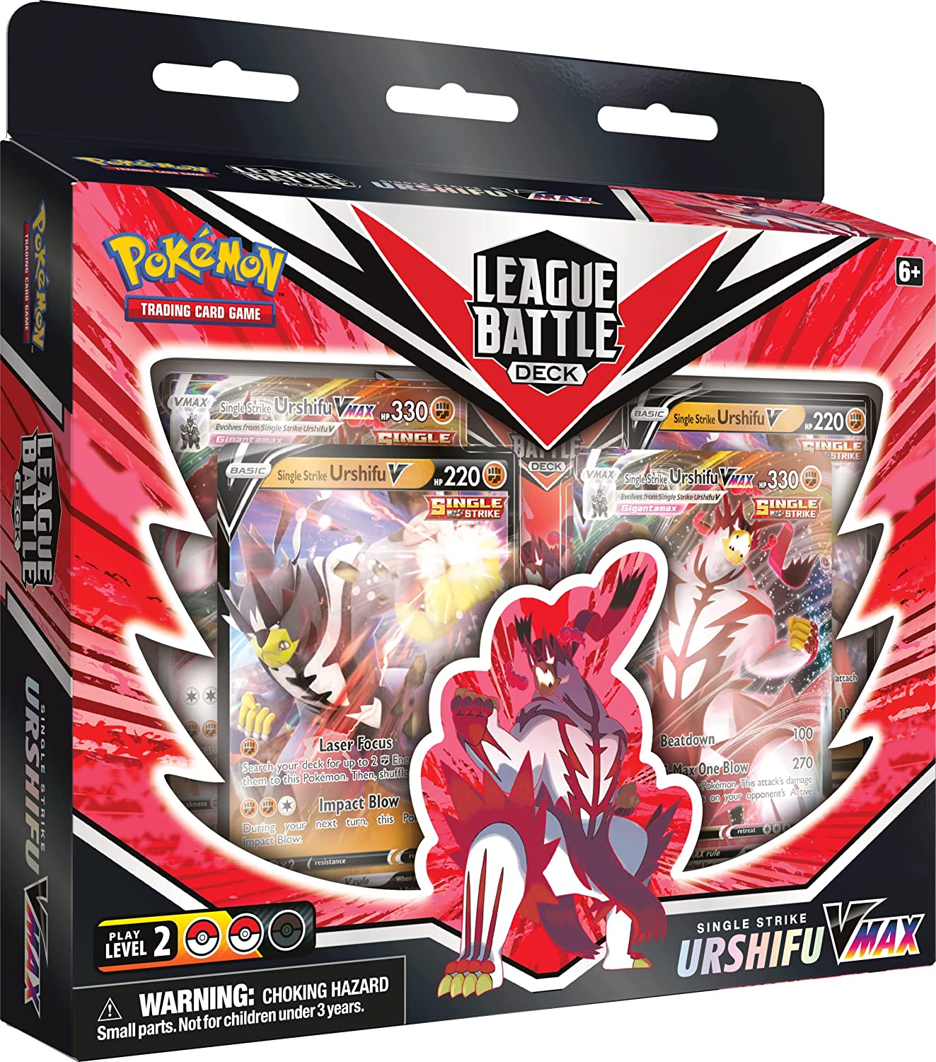 Pokémon TCG: Single Strike or Rapid Strike Urshifu VMAX League Battle Deck Random Pick 1Pcs