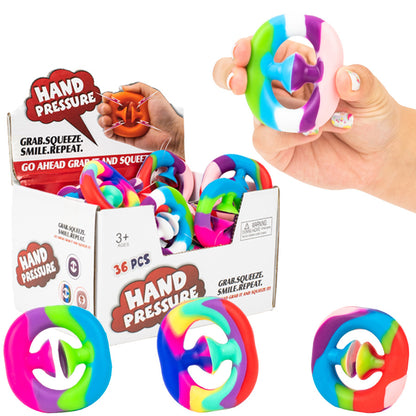 Rainbow Color Snap and Release Silicone Poppers Assortment, Random Style Pick (1 Count)