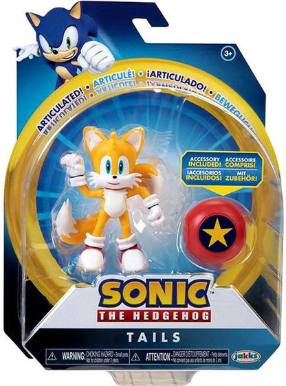 Jakks Sonic the Hedgehog 4-inch Actions Figures Assortment- Sonic, Tails, Knuckles and more