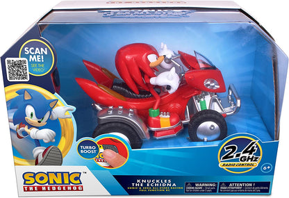 Sonic NKOK Knuckles ATV R/C (with Lights), For Ages 6 and up, Allows Children to Pretend to Drive and Have Fun at the Same Time!
