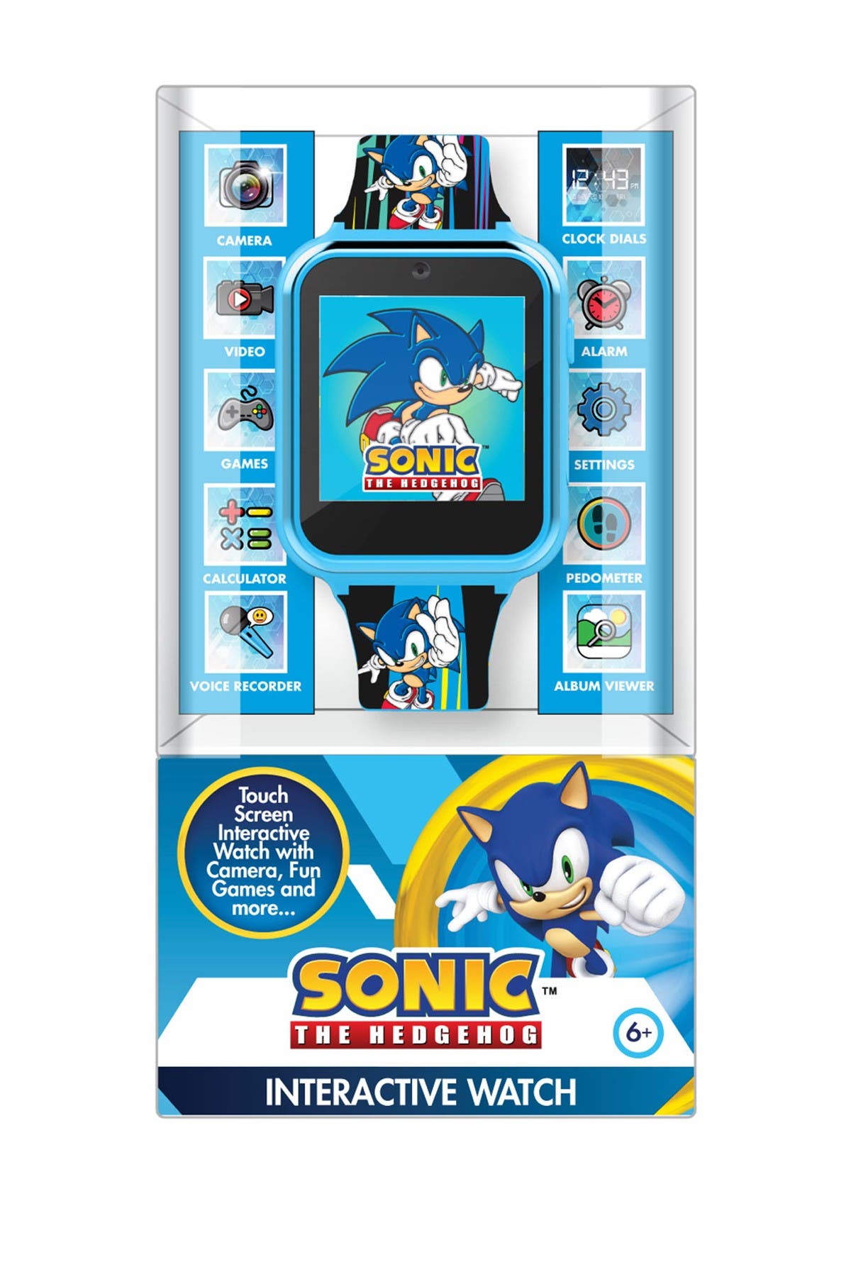 Accutime Sonic The Hedgehog Interactive Watch Blue Limited Edition (Random Style Pick)