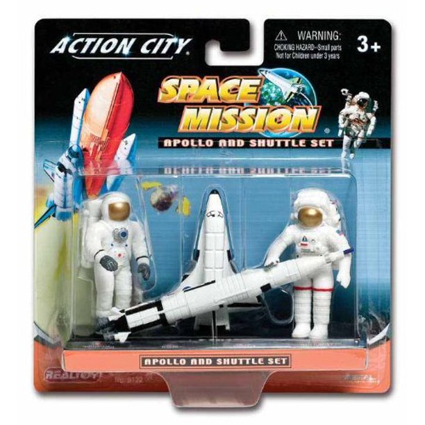 Space Shuttle and Astronaut Gift Pack - Includes a Space Shuttle, Rocket, and 2 Astronaut Figures