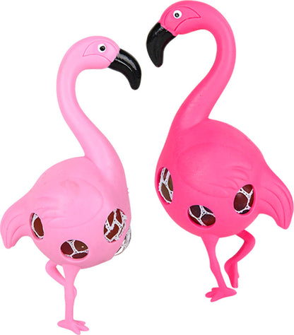 Squeezy Bead Flamingo Stress Relief Ball 6 inches, Kids' Squishy Toy