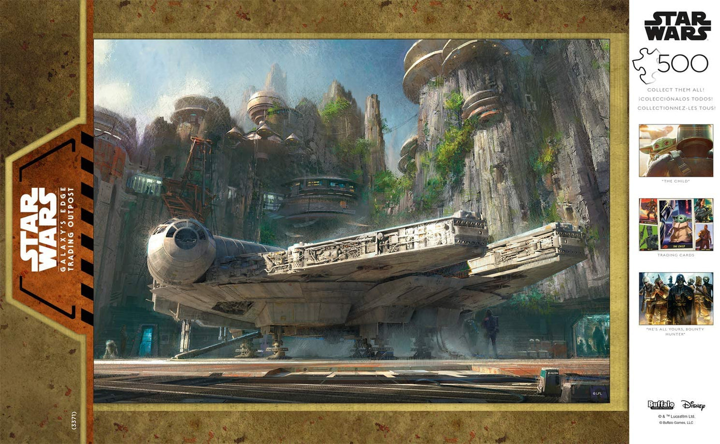 Buffalo Games Entertainment: SW Galaxy's Edge Trading Outpost Jigsaw Puzzle - 500pc