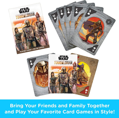 Star Wars Playing Cards - The Mandalorian Themed Deck of Cards for Your Favorite Card Games - Officially Licensed Star Wars Merchandise & Collectibles