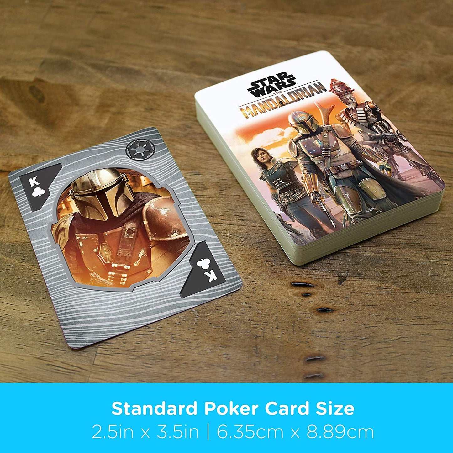 Star Wars Playing Cards - The Mandalorian Themed Deck of Cards for Your Favorite Card Games - Officially Licensed Star Wars Merchandise & Collectibles