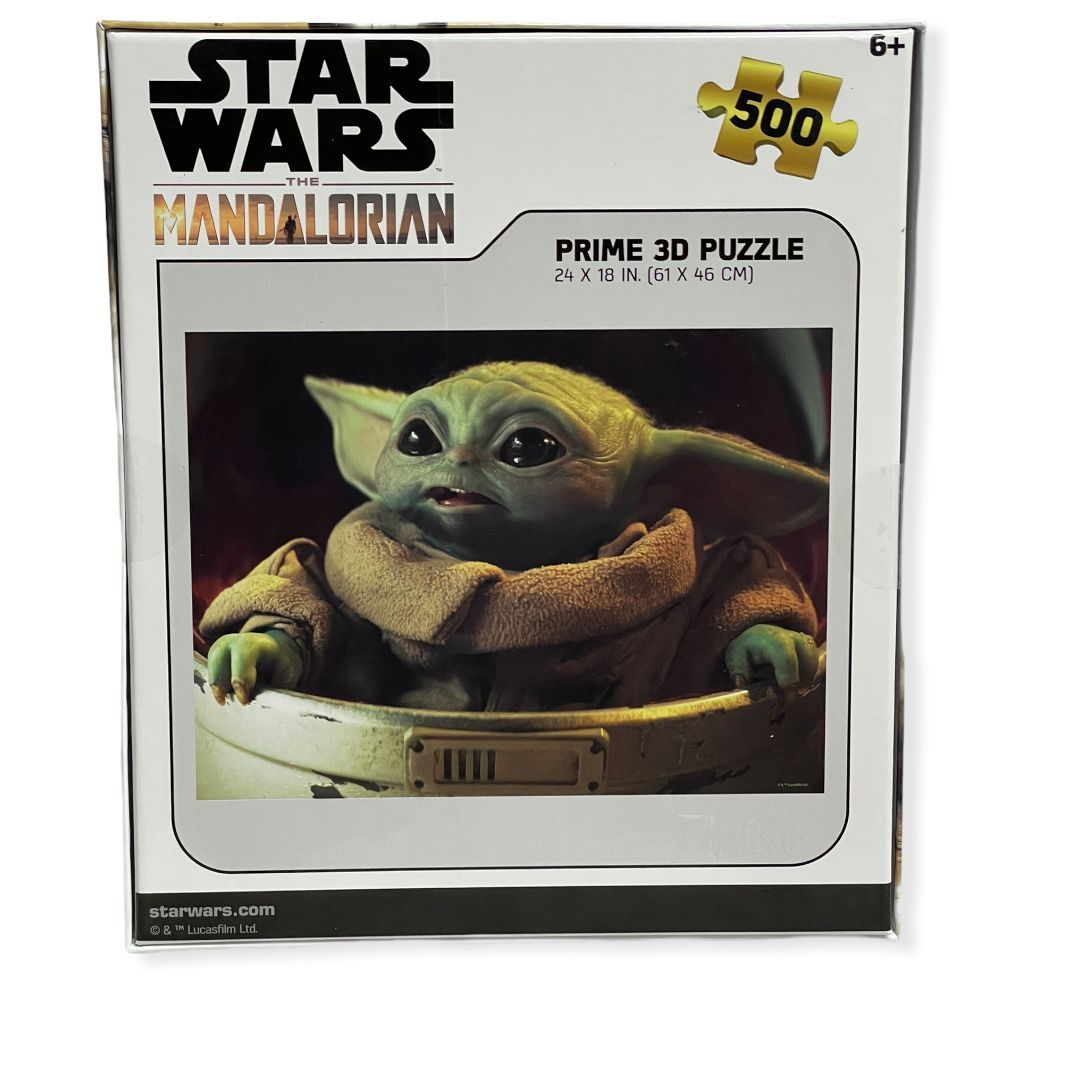 Star Wars The Mandalorian Prime 3D Puzzle 24'x18' 500 Pieces, Ages 6+