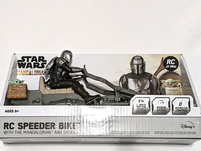 Star Wars The Mandalorian RC Speeder Bike - Remote Control Vehicle for Boys, Age 8+