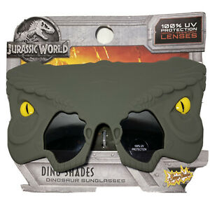 Sun-Staches Costume Sunglasses Lil' Characters Jurassic Park T-Rex Party Favors UV400 (Random Color Pick)