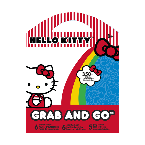 TRENDS INTERNATIONAL Grab & GO Stickers Book, Activity Sheets, Play Scenes, Assortment - Pick Your Favorite Character