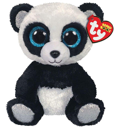 TY 41204 Baboo Panda Beanie Babies, Multicolored Plush Toy