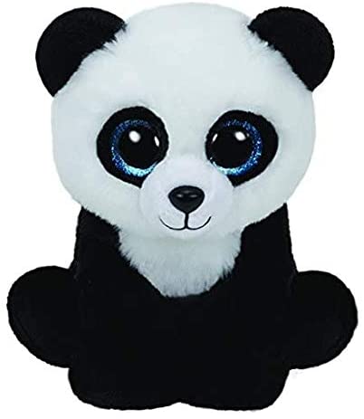 TY 41204 Baboo Panda Beanie Babies, Multicolored Plush Toy