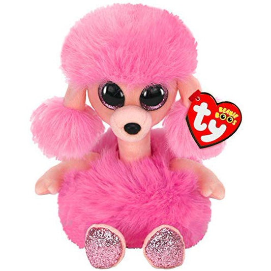 TY Beanie Boos -Camilla The Pink Poodle (Glitter Eyes) Small 6" Plush