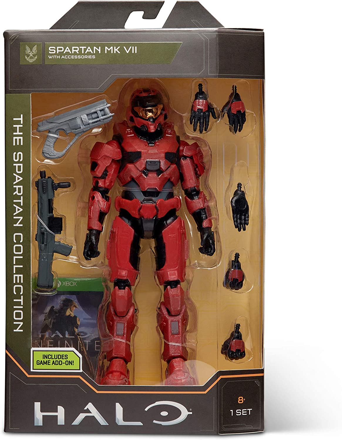 HALO 6.5" The Spartan Collection – Spartan MK VII Highly Articulated, Poseable with Weapon Accessories - Scaled to Play & Display