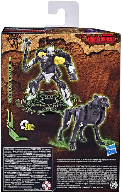 Transformers Toys Generations War for Cybertron: Kingdom Deluxe WFC-K31 Shadow Panther Action Figure - Kids Ages 8 and Up, 5.5-inch