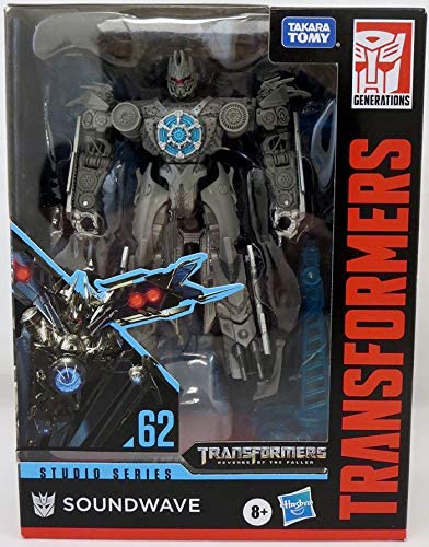 Transformers Toys Studio Series 62 Deluxe Revenge of The Fallen Movie Soundwave Action Figure - Kids Ages 8 and Up, 4.5-inch