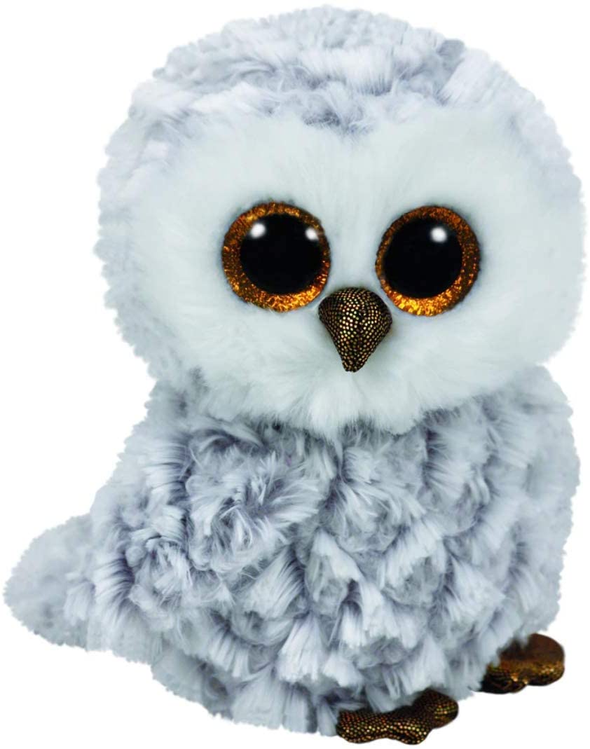 Ty Beanie Boos Owlette - White Owl Plush Toy, 37201