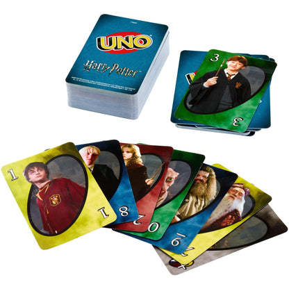 UNO Harry Potter Themed Card Game for 2-10 Players Ages 7Y+ Random Style Pick