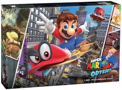 Super Mario Odyssey Snapshots 1000 Piece Premium Puzzle | Super Mario Odyssey Collectible Puzzle | Mario Bros Toys (PZ005-569)